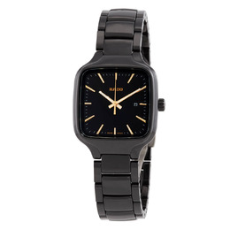Rado True Square Quartz Black Dial Ladies Watch r27080162