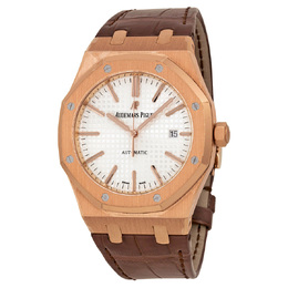PRE-OWNED AUDEMARS PIGUET AUTO SILVER GRANDE TAPESSERIE MEN'S - 15400OR OO D088CR 01