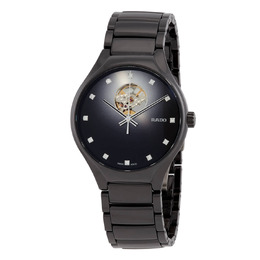 Rado Secret Diamonds Automatic Black Dial Watch r27107732