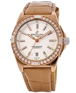 Breitling Super Chronomat R17356531G1P1 - Cream Dial Diamond Bezel Automatic Watch
