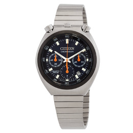 Citizen AN3660-81L Chronograph Men's Watch: Blue Dial, Silver Case