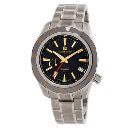Grand Seiko Sport Spring Drive GMT Automatic Black Dial Mens Watch sbge215