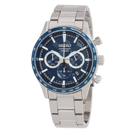 Seiko Men's Chronograph Watch SSB445P1 Analog Quartz with Date Display
