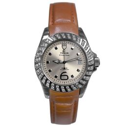 Pre-owned Tudor Prince Date Automatic Diamond Watch