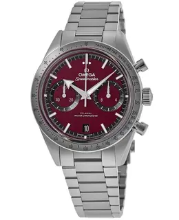 Omega Speedmaster '57 Co-Axial Master Chronometer Chronograph 40.5 mm Burgundy Dial Steel Men's Watch 332.10.41.51.11.001