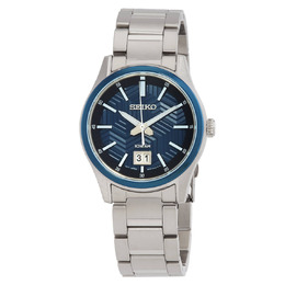 Seiko Quartz Black Dial Mens Watch sur559p1