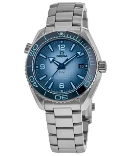 Omega Seamaster Planet Ocean 600M 39.5mm Blue Dial Steel Men's Watch 215.30.40.20.03.002