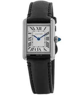 Authentic Cartier Tank Must Small Silver Dial Women's Watch WSTA0060