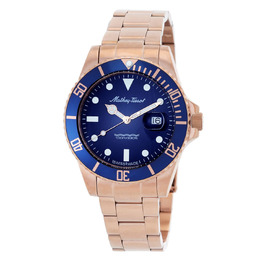 Mathey-Tissot Mathy Vintage Quartz 42 mm LE Blue Dial Mens Watch h908aprbu