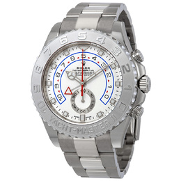 Pre-owned Rolex Yacht-Master II White Dial Mens Watch 116689-0002
