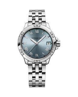 Классические часы Танго, 30 мм Raymond Weil, цвет Blue 4803421 | blue/silver