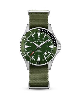Часы Hamilton с аквалангом, 40 мм, хаки 4137985 | green