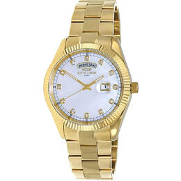 Oniss ONZ38881 White Dial Mens Watch on38881-mgwt