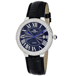 Oniss ON3322-L Quartz Crystal Black Dial Ladies Watch