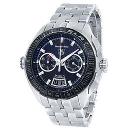 Pre-owned Tag Heuer Slr Mercedes Benz Chronograph Black Dial Mens Watch cag2111.ba0253