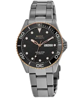 Mido Ocean Star 200 C Men's Watch Black Dial Grey Steel Model M042.430.21.051.00