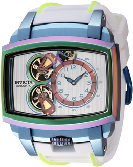 Invicta Akula Automatic Silver Dial Tonneau Mens Watch 41701