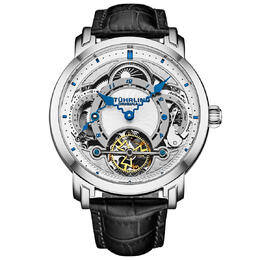 Stuhrling Original Legacy Chronograph Automatic Silver Dial Mens Watch m18232