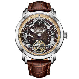 Stuhrling Original Legacy Chronograph Automatic Brown Dial Mens Watch m18233