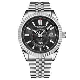 Stuhrling Original Automatic Mens Watch m18239 Black Dial