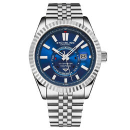 Stuhrling Original Symphony Automatic Blue Dial Mens Watch - Model: M18240