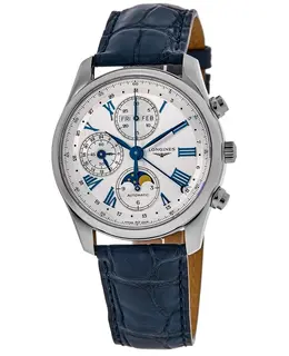 Longines Master Collection Automatic 40mm Silver Dial Leather Strap Men's Watch l2.673.4.71.2