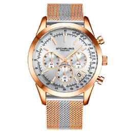 Stuhrling Original Monaco Silver-tone Dial Mens Watch M15859
