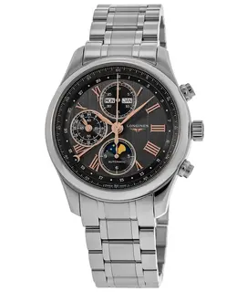 Longines Master Collection Chronograph Automatic Grey Dial Steel Men's Watch Model L2.673.4.61.6