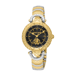 Roberto Cavalli Fashion Watch Quartz Black Dial Ladies Watch rv1l165m0091