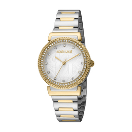 Roberto Cavalli Fashion Watch Quartz Silver Dial Ladies Watch rc5l039m0085