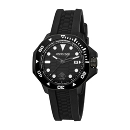Roberto Cavalli Fashion Watch Quartz Black Dial Mens Watch rc5g044p0075