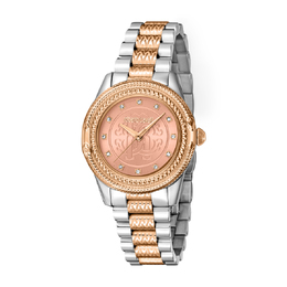Roberto Cavalli Fashion Watch Quartz Rose Gold Dial Ladies Watch rc5l063m0095