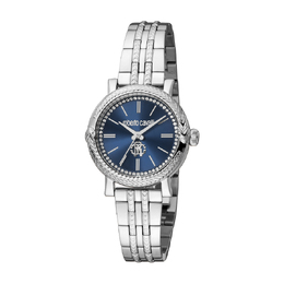 RC5L019M0065: Ladies' Roberto Cavalli Quartz Watch with Blue Dial