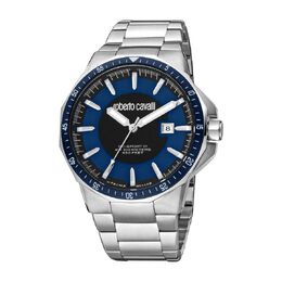 Roberto Cavalli Fashion Watch Quartz Blue Dial Mens Watch rv1g182m0061