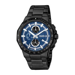 Roberto Cavalli Fashion Watch Chronograph Quartz Blue Dial Mens Watch rv1g200m0061