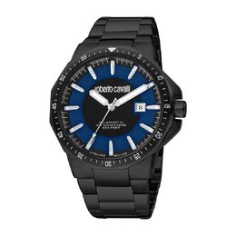 Roberto Cavalli Fashion Watch Quartz Blue Dial Mens Watch rv1g182m0081