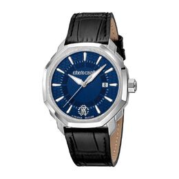 Roberto Cavalli Fashion Watch Quartz Blue Dial Mens Watch rv1g192l0021