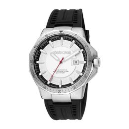 Roberto Cavalli Fashion Watch Quartz Silver Dial Mens Watch rv1g182p0011