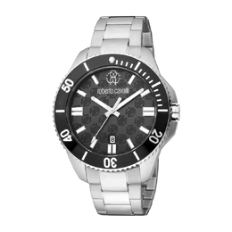 Roberto Cavalli Fashion Watch Quartz Black Dial Mens Watch rc5g013m0085