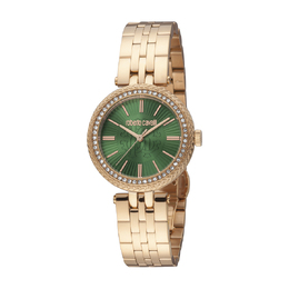 Roberto Cavalli Fashion Watch Quartz Green Dial Ladies Watch rc5l031m0075