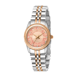 Roberto Cavalli Fashion Watch Quartz Rose Gold Dial Ladies Watch rc5l074m0105