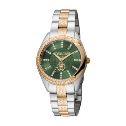Roberto Cavalli Fashion Watch Quartz Green Dial Ladies Watch rc5l038m0115
