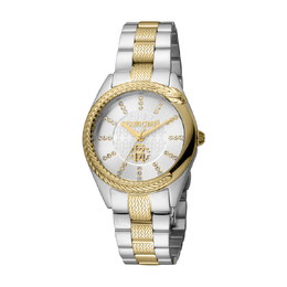 Roberto Cavalli Fashion Watch Quartz Silver Dial Ladies Watch rc5l038m0085