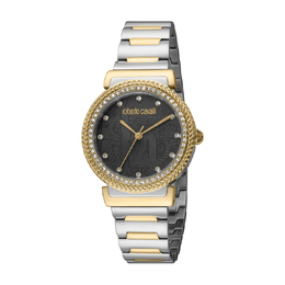 Roberto Cavalli Fashion Watch Quartz Black Dial Ladies Watch rc5l039m0095