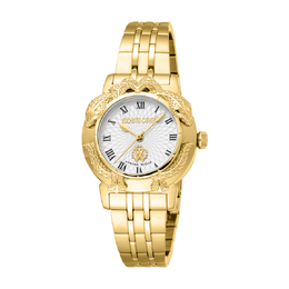 Roberto Cavalli Ladies Quartz Watch Silver Dial rv1l227m0051