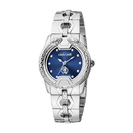 Roberto Cavalli Fashion Watch Quartz Blue Dial Ladies Watch rv1l168m0011