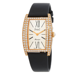 Piaget Limelight White Dial Sapphire Crystal Ladies Quartz Watch goa39197