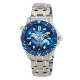 Omega Seamaster 210304203 Original Mens Automatic Chronometer Blue Dial
