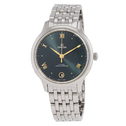 Omega De Ville Automatic Chronometer Green Dial Ladies Watch 434.10.34.20.10.001