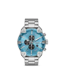 Diesel Spiked Chronograph Watch - 49mm Stainless Steel Link Bracelet (Part No. 23061166)